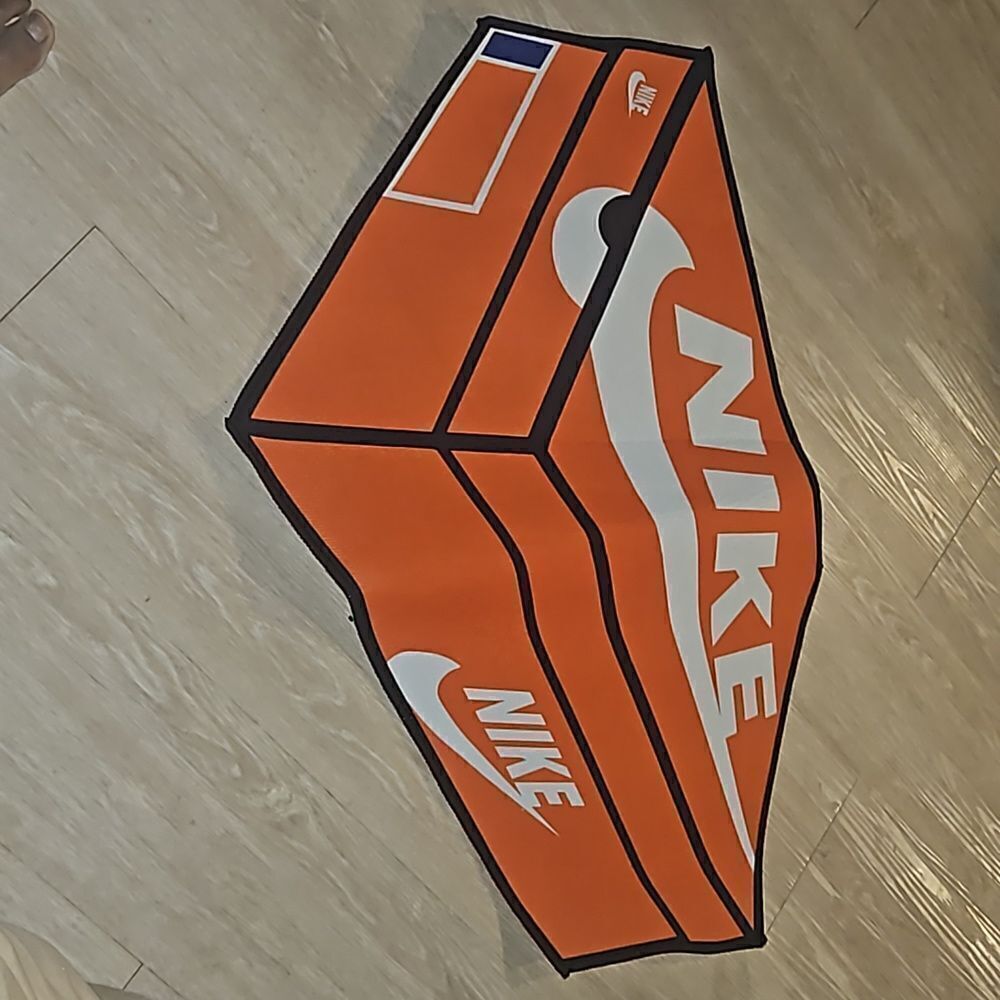 Custom Nike Box Rug